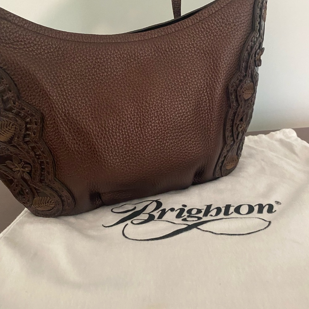 Brighton Bronze Hobo Purse